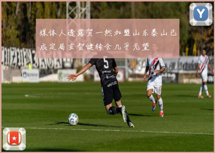 媒体人透露贺一然加盟山东泰山已成定局玄智健转会几乎无望